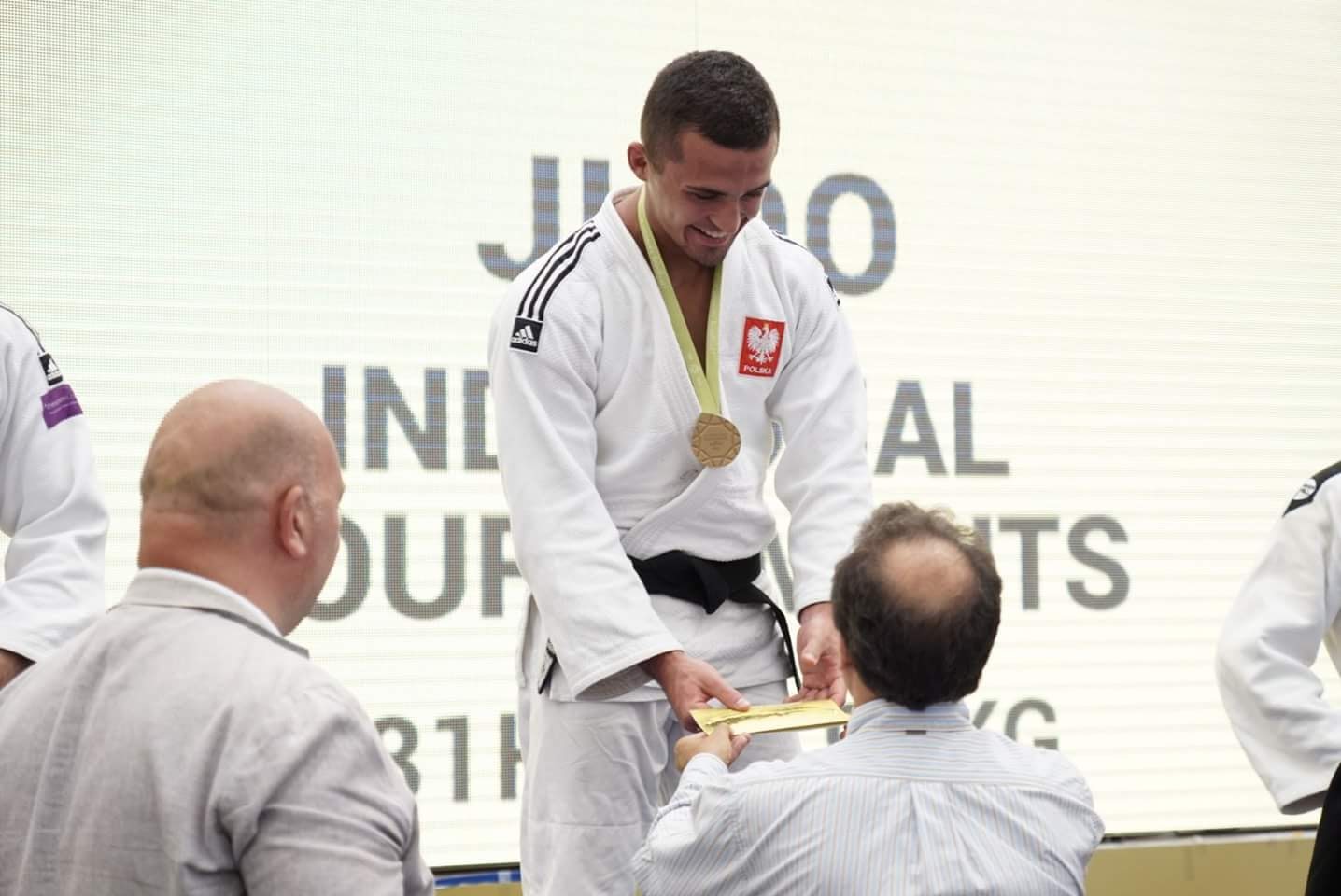 Rafał Kozłowski na podium