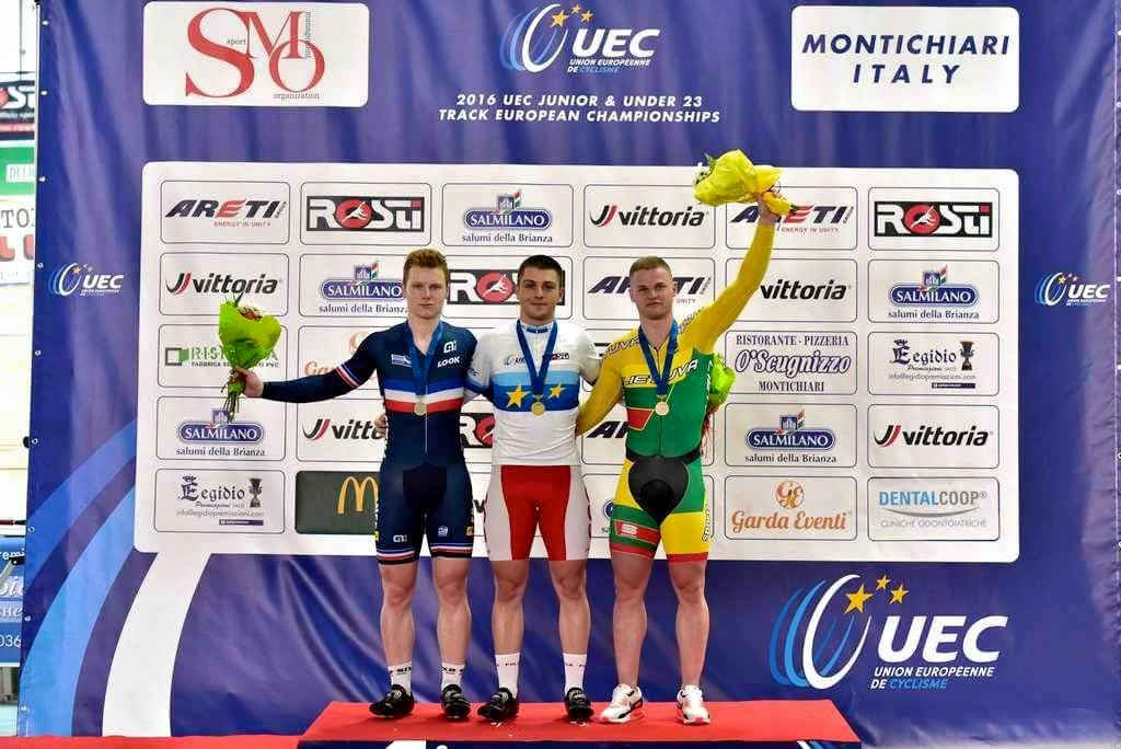 Mateusz Rudyk na podium