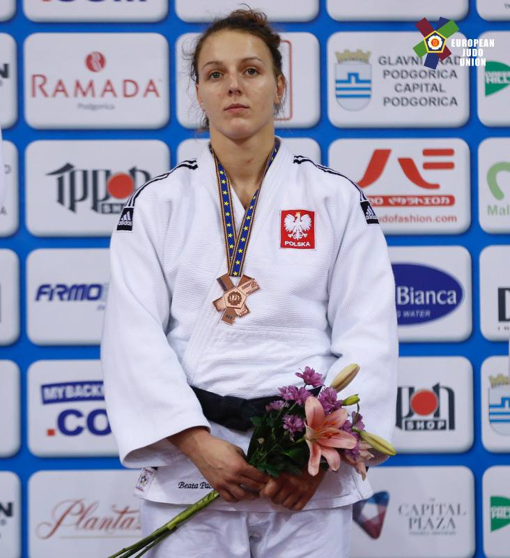 Beata Pacut na podium