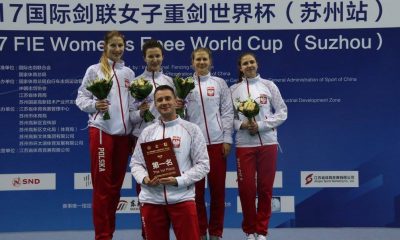 Magdalena Piekarska na podium