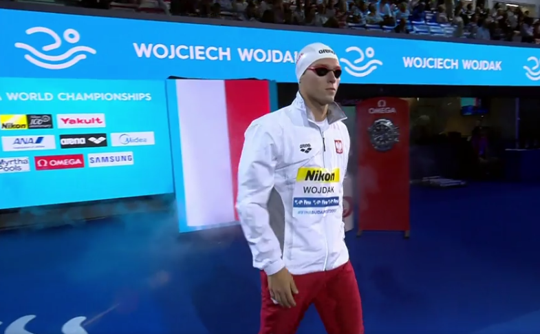 Wojciech Wojdak przed startem
