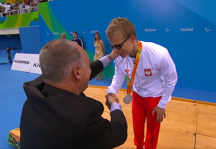 Wojciech Makowski na podium