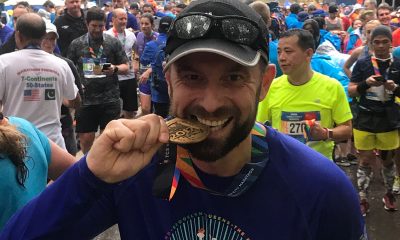 Robert Motyka po maratonie