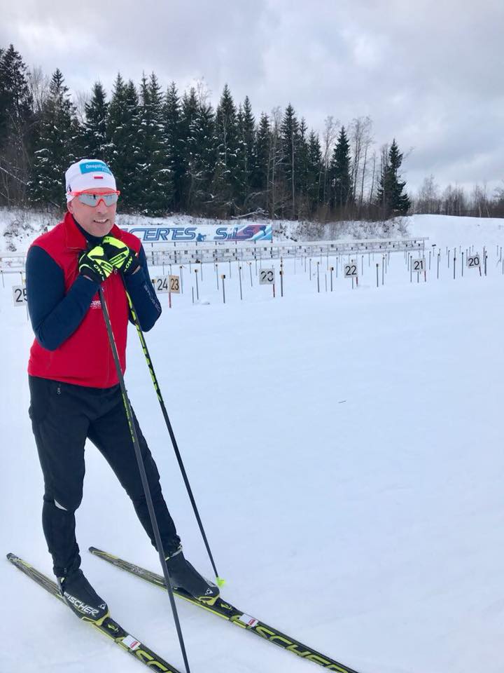 Tomasz Sikora na trasie