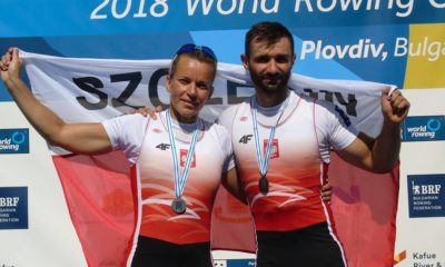 Jolanta Majka i Michał Gadowski z medalami