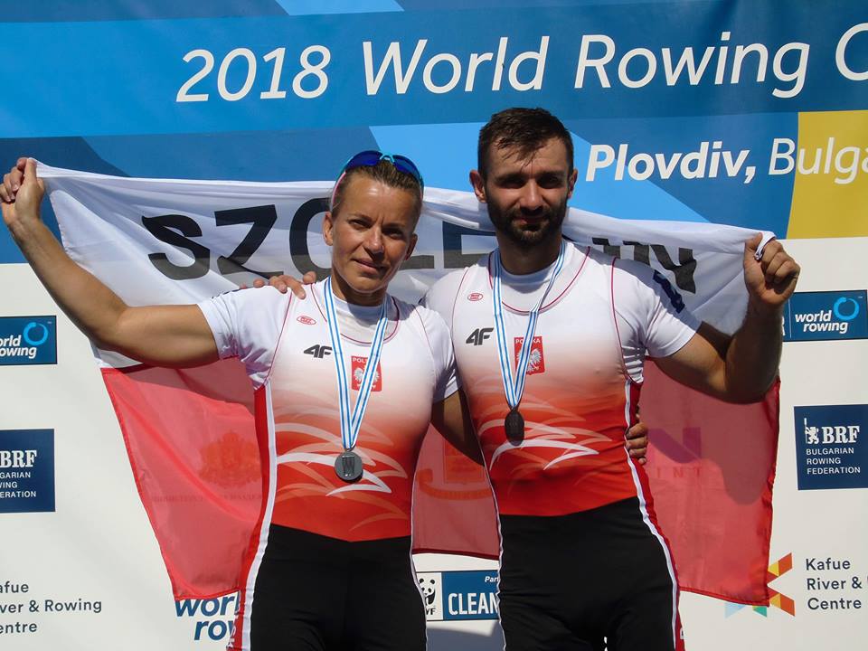 Jolanta Majka i Michał Gadowski z medalami