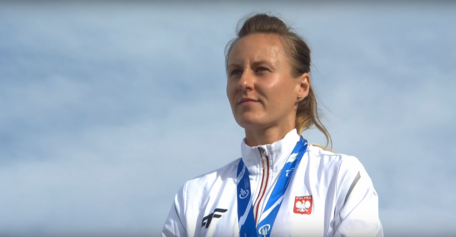 Alicja Jeromin na podium