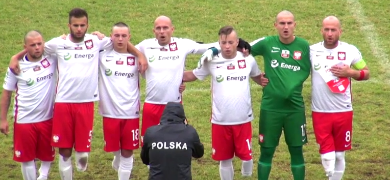 Reprezentacja polski w amp futbolu przed meczem