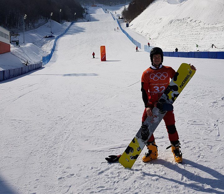 Oskar Kwiatkowski na stoku