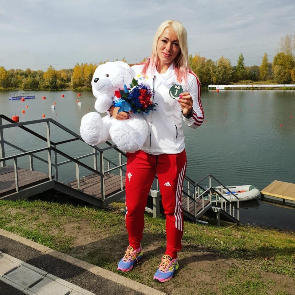 Marta Walczykiewicz na podium