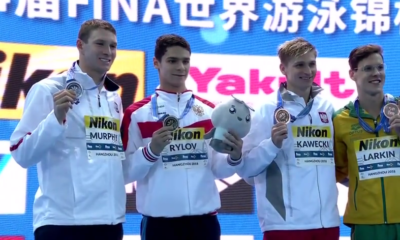 Radosław Kawęcki na podium