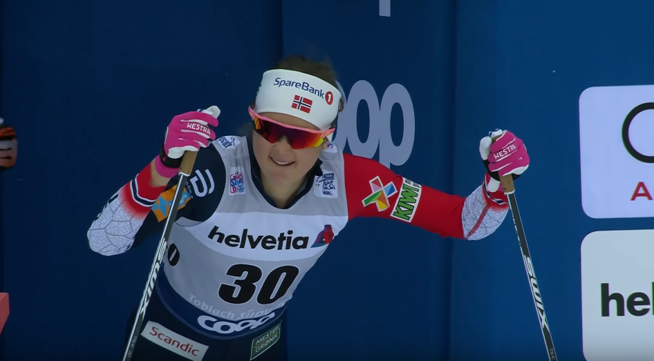 Ingvild Flugstad Oestberg na starcie