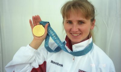 Renata Mauer-Różańska z medalem