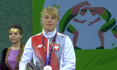 Katarzyna Krawczyk na podium