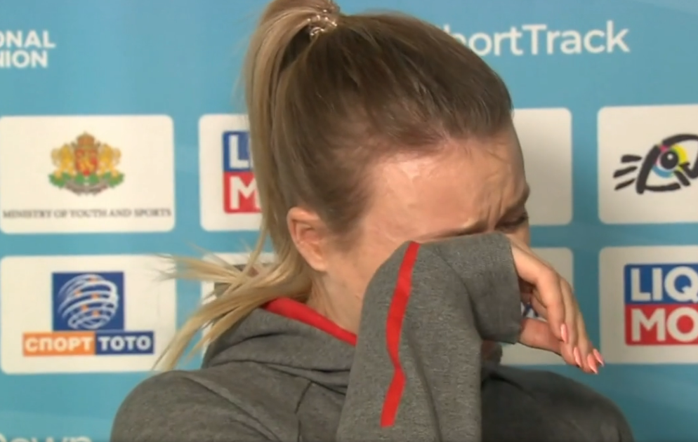 Natalia Maliszewska płacze