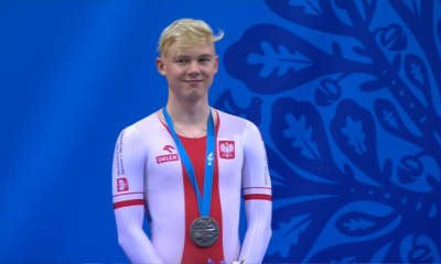 Filip Prokopyszyn na podium