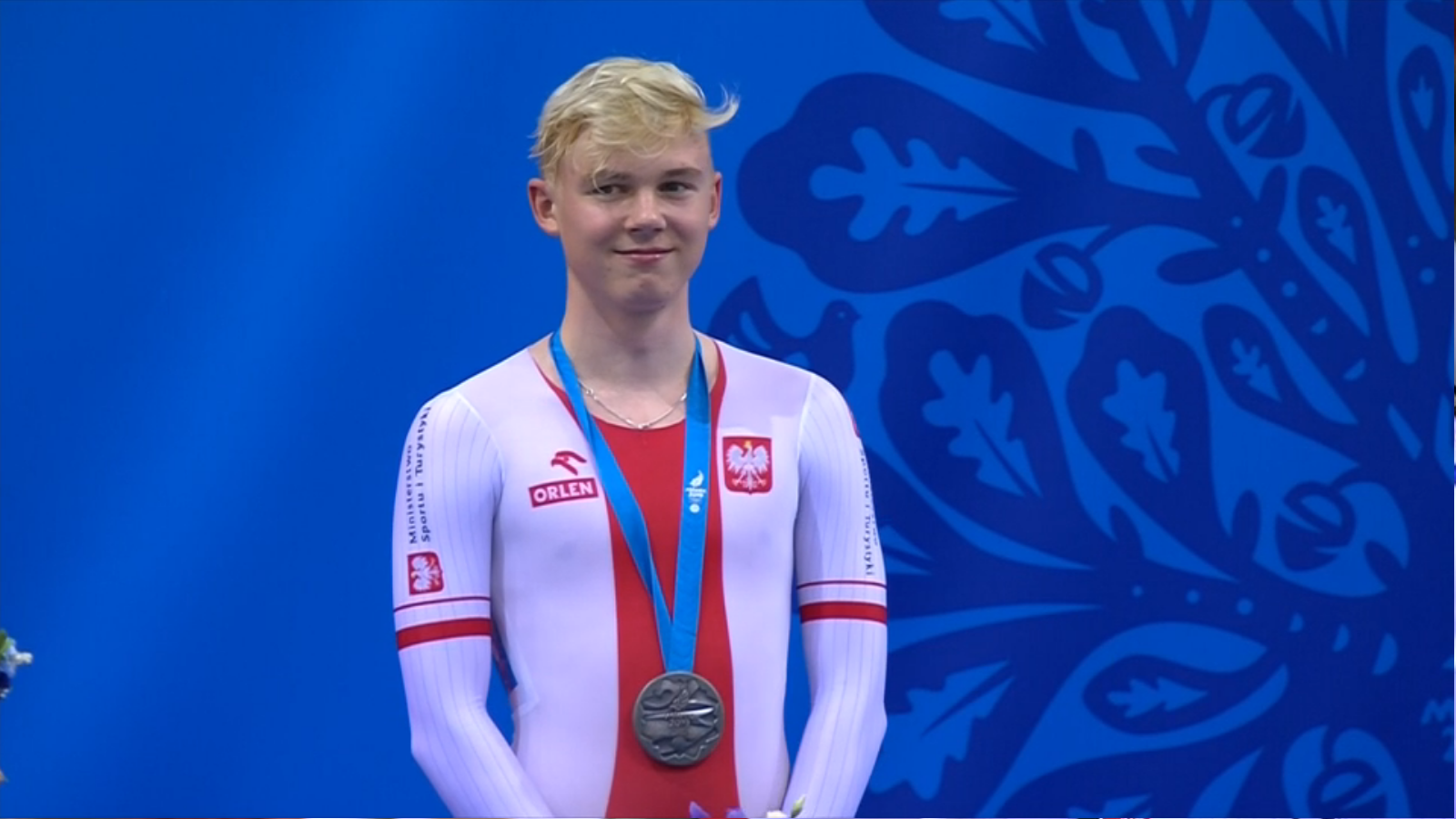 Filip Prokopyszyn na podium