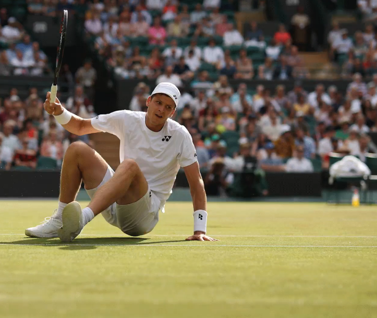 Hubert Hurkacz na Wimbledonie