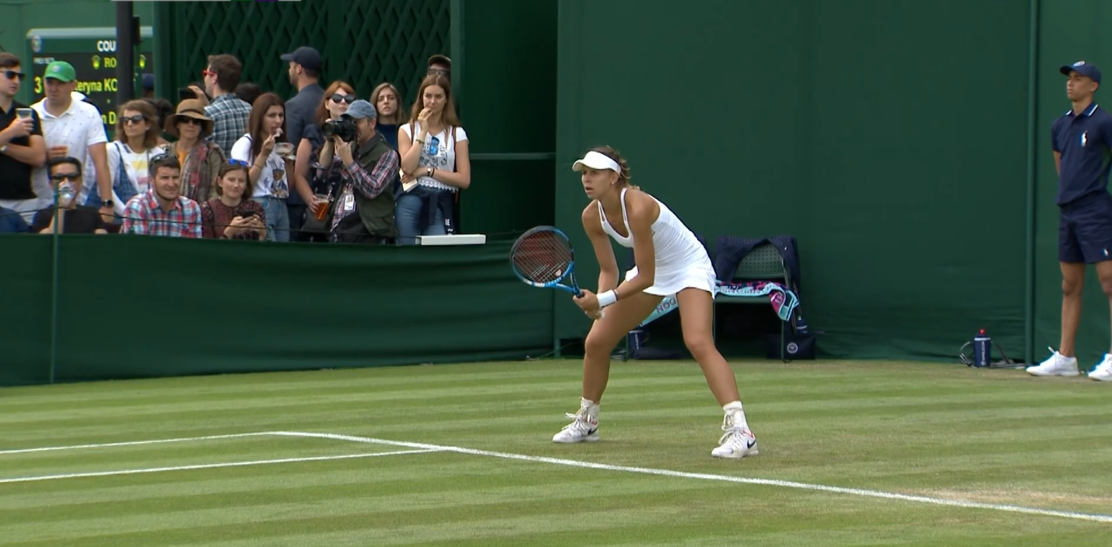 Magda Linette w turnieju Wimbledon