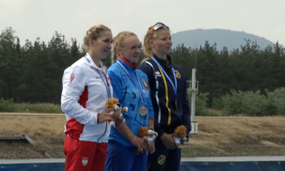 Małgorzata Puławska podczas młodzieżowych mistrzostw Europy