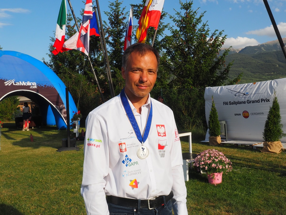 Sebastian Kawa z medalem