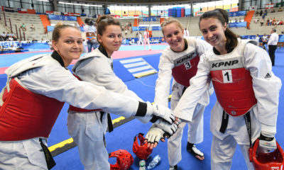 Patrycja Adamkiewicz, Gabriela Dajnowicz, Magdalena Leporowska i Karolina Ziejewska