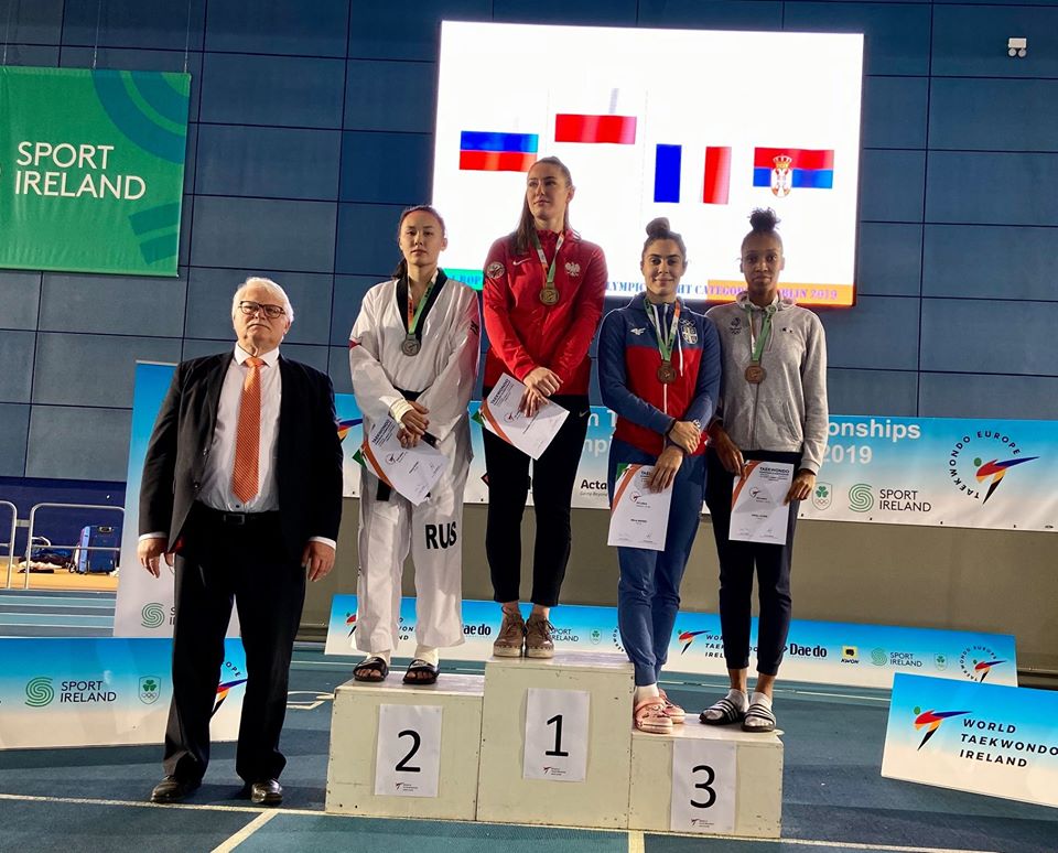 Aleksandra Kowalczuk na podium