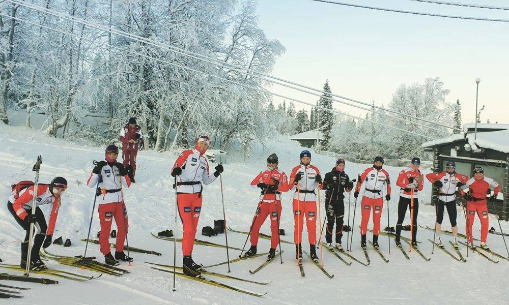 Biegaczki narciarski - Justyna Kowalczyk, Karolina Kukuczka, Eliza Rucka, Karolina Kaleta, Magda Kobielusz, Hania Popko, Patricija Eiduka, Ewelina Kołodziej, Weronika Kaleta, Iza Marcisz i Monika Skinder