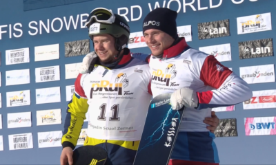 Oskar Kwiatkowski na podium